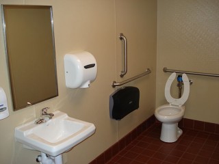 Restrooms Before and After